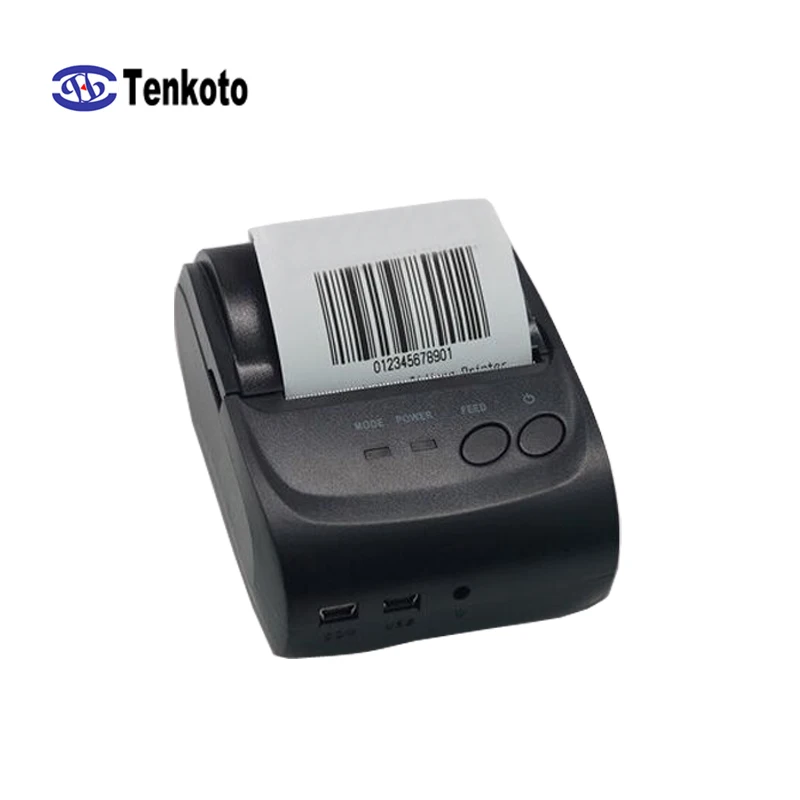Bluetooth Mini Stampante 58 Millimetri Wireless Stampante Biglietti Per Negozio Di Telefonia Mobile Pos Stampante Termica Per Ricevute Per Il Deposito