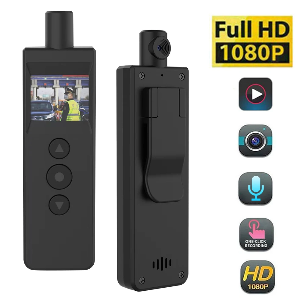 Digital Mini Macchina Fotografica 1080P Display Lcd Portatile Videocamera Motion Dv Rilevazione Di Movimento Clip Posteriore Indossabile Bodycam Video