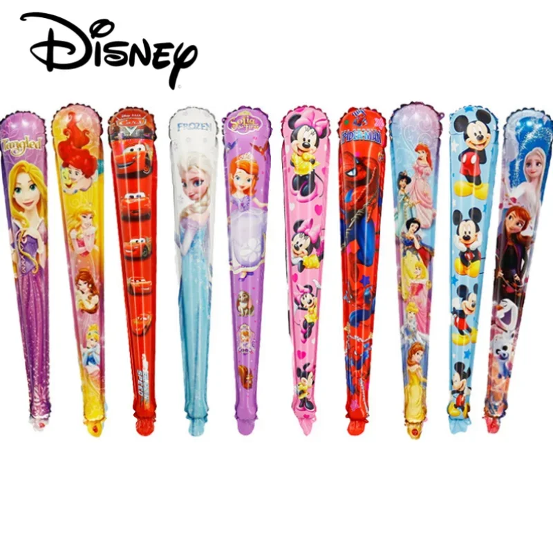Disney Hand Balloon Spiderman Mickey Mouse Frozen Princess Balloons Hand Holding Sticks Globos Party Decor Baby Shower Supplie