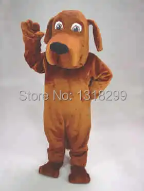 Mascotte Brown Bloodhound Dog Mascot Costume Fancy Dress Custom Fancy Costume Cosplay Tema Mascotte Costume Di Carnevale