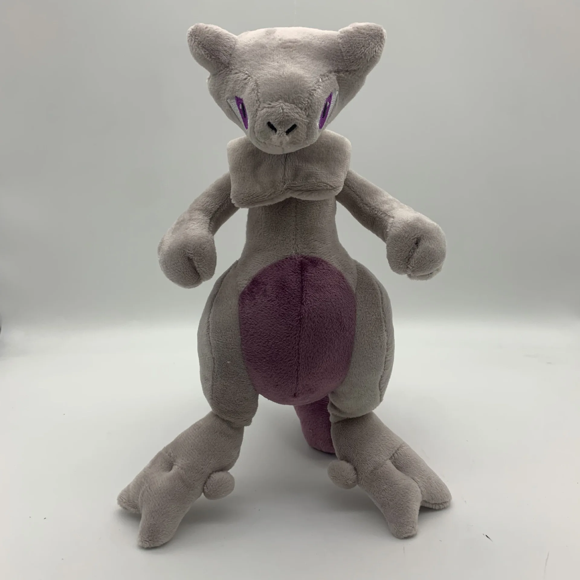 28Cm Anime Pokemon Pocket Soft Farcito Cartoon Doll Mewtwo Peluche Elf Evolution Million Mewtwo Animal Doll For Children