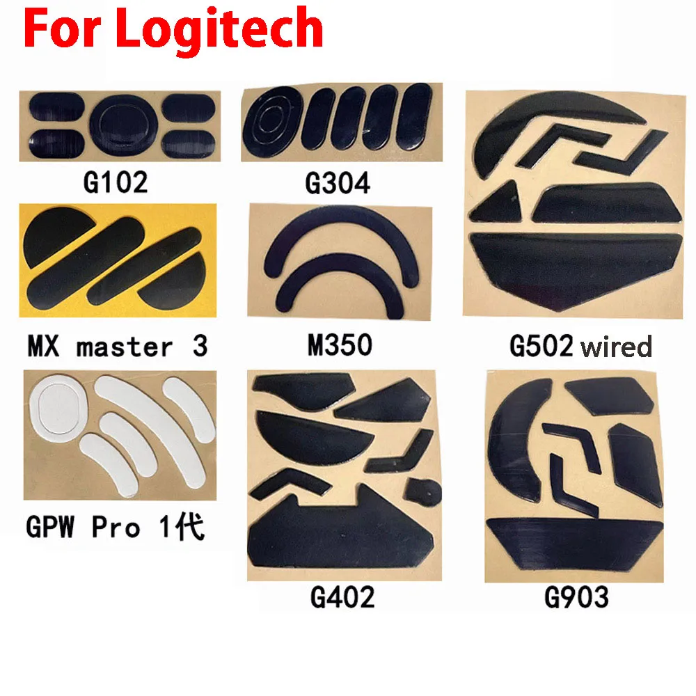 Vendita Calda 100Set Piedini Per Mouse Pattini Per Logitech G303/ G302/G402/Mx Master 2 S/G Pro /G500 /G500S/ G900 Mouse Wireless