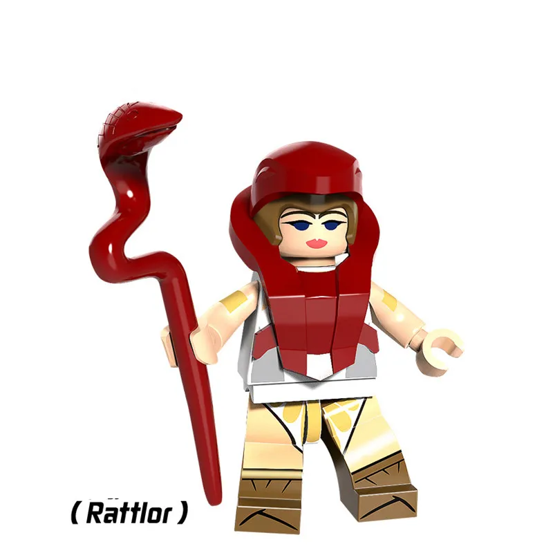 5Cm Cartoon Heman Rattlor Skeleton Manaface Figure Toy Kids Collection Ram Man Toy