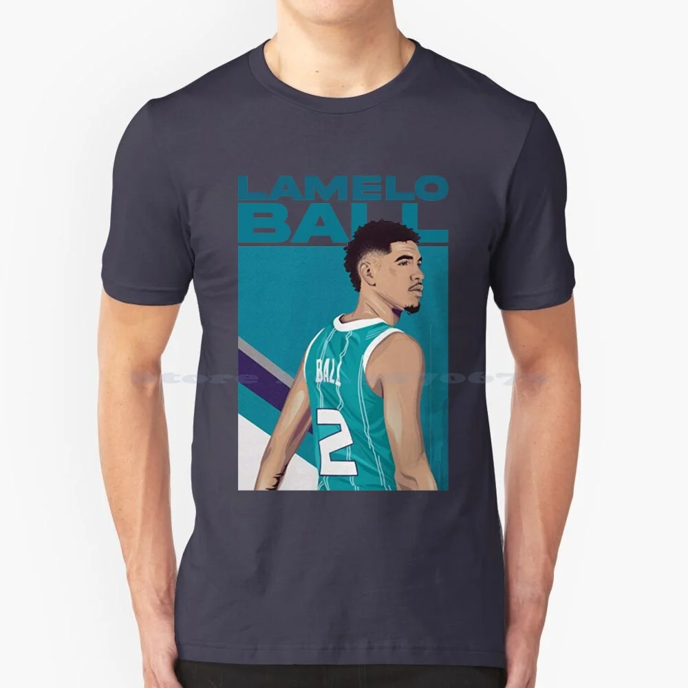 Maglietta Da Basket 100% Cotone Tee Lamelo Ball Melo Dip Mb1 Basket Rookie Wonderkid Slam