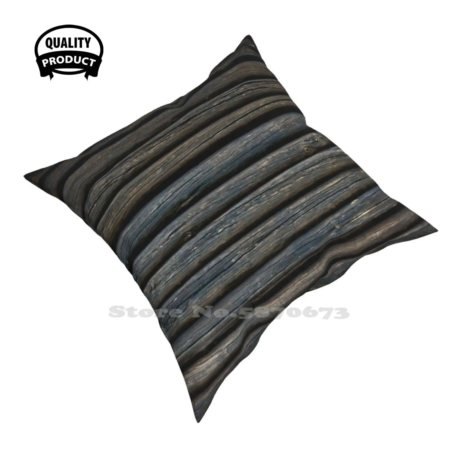 Norvegese Log Cabin Home Sofa Car Waist Throw Federa In Legno Norvegese Log Cabin Texture Old Nature Norvegia Arteemis