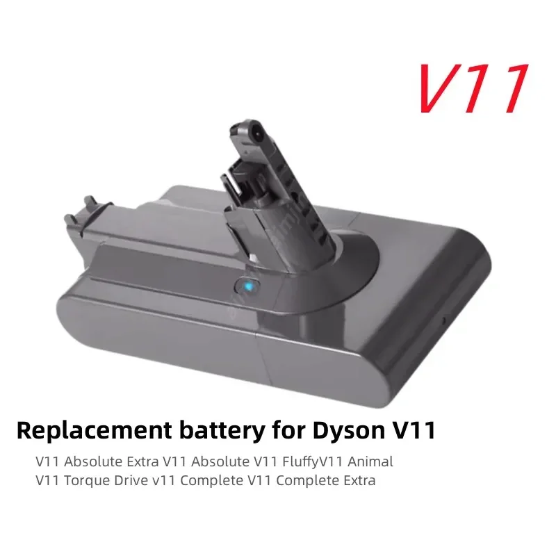 Batteria 25.2V Stofzuiger Oplaadbare, Per Dyson V11,6800Mah ~ 12800Mah, Toepassing Op Dyson V11 Absolute, Dyson V11 Pluizige, Ecc