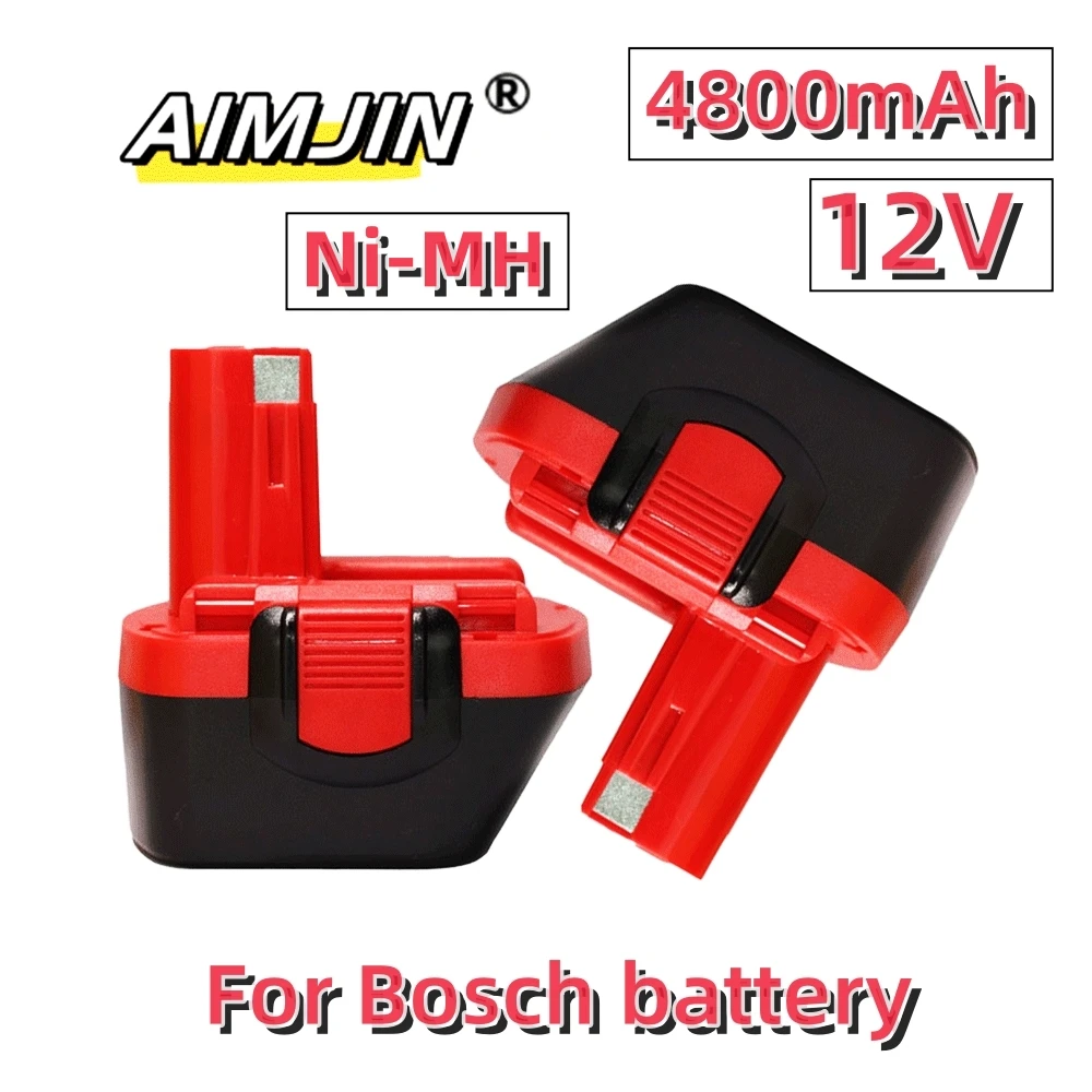 Bat043 4800Mah Per Batteria Bosch 12 V Sostituire Trapano Psr 12 Gsr 12 Ve-2,Gsb 12 Ve-2,Psb 12 Ve-2, Bat043 Bat045 Bta120