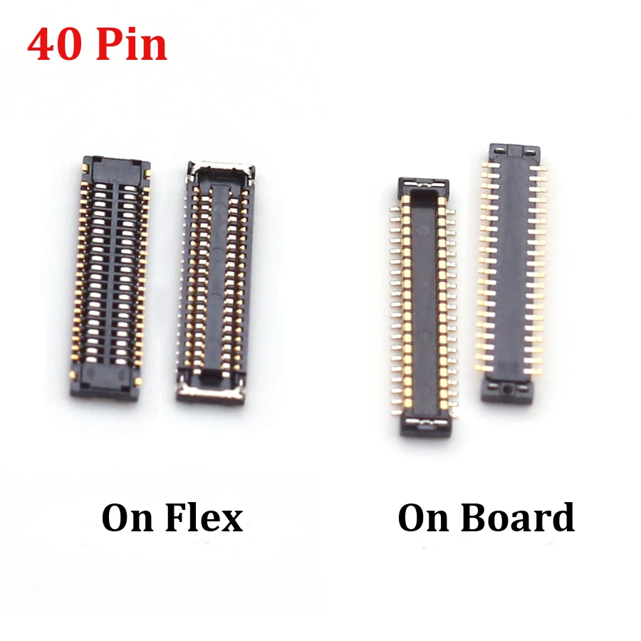Connettore Fpc Per Schermo Lcd Da 2 Pezzi Per Samsung Galaxy J7 J5 2016 J710F J710 Fn G J7108 J510F Plug On Logic Board Flex 40Pin