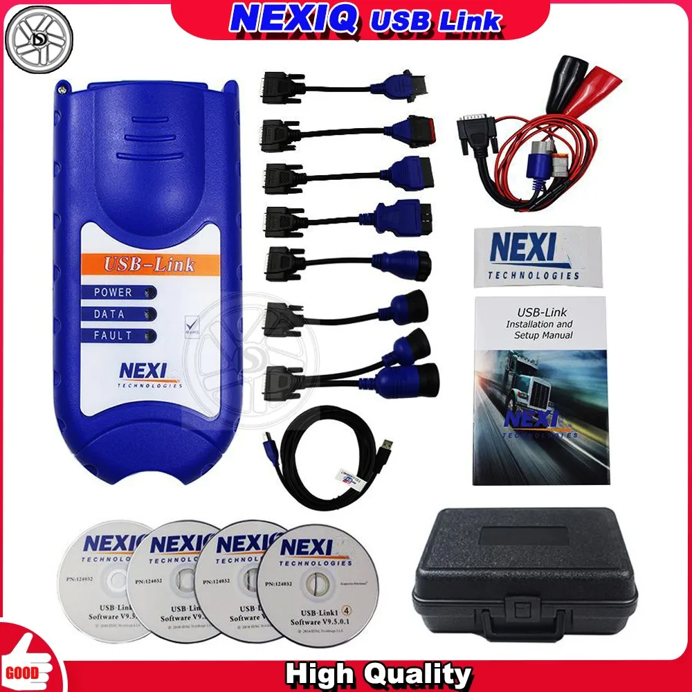 Per Nexiq Usb Link Truck Diagnostic Scanner Truck Obd Fault Diagnostics Detector Usb Diesel Truck Diagnostic Tool Per Pc Laptop