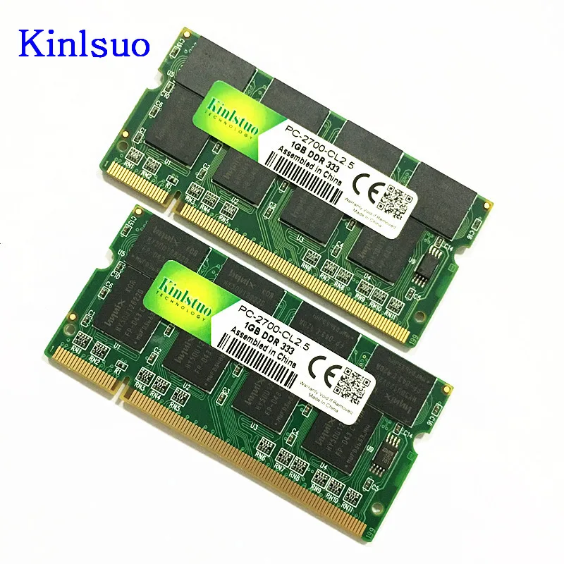 Kinlstuo-Memoria Ram Per Laptop, So-Dimm Ddr1 Ddr 400 333 Mhz/Pc-3200 Pc-2700 200 Pin 512Mb 1Gb Per Ram Notebook Sodimm