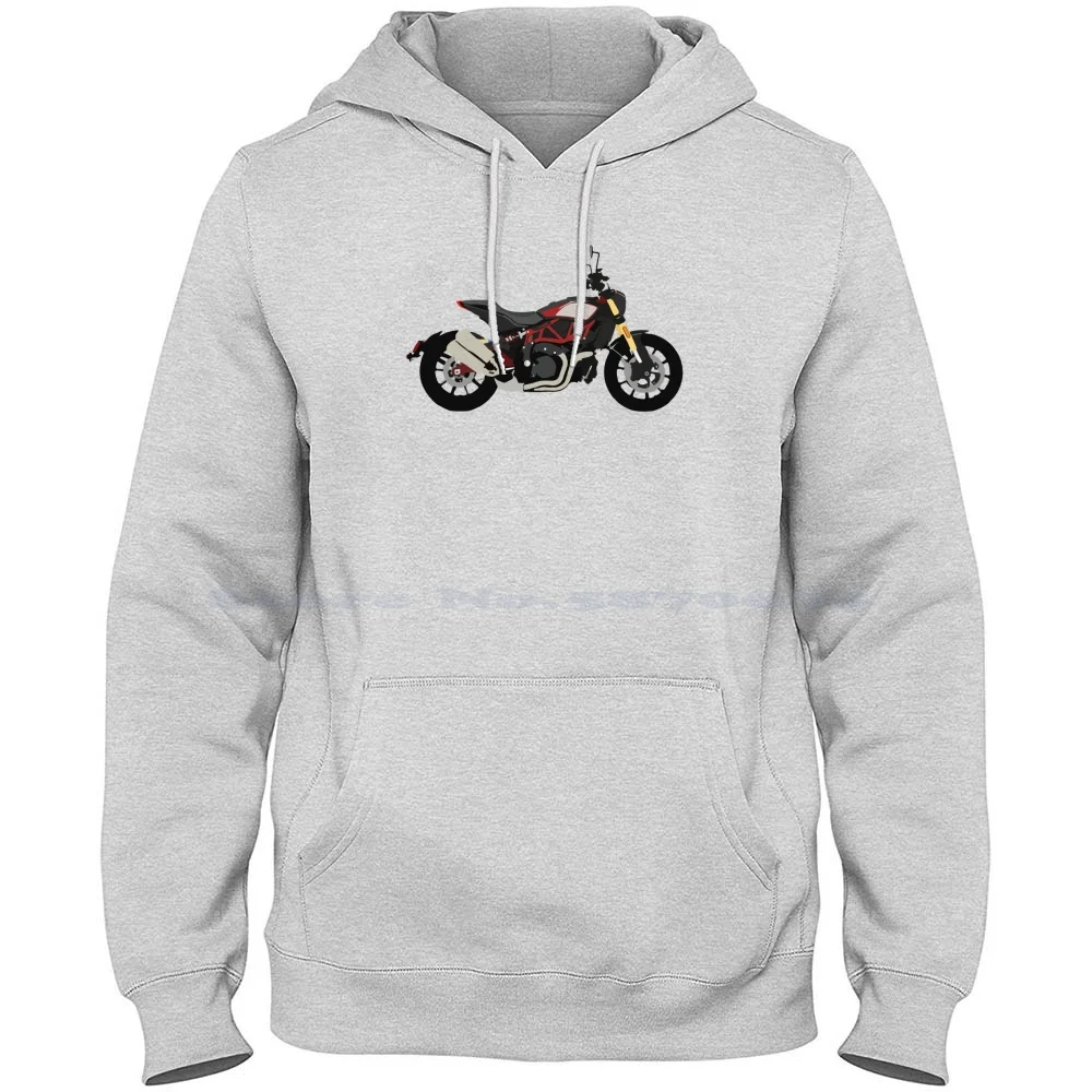 Moto Indian Ftr 1200 100% Cotone Felpa Con Cappuccio Indian Ftr Ftr 1200 Ftr1200 Riders Sport Streetbikes Moto Racing Speed
