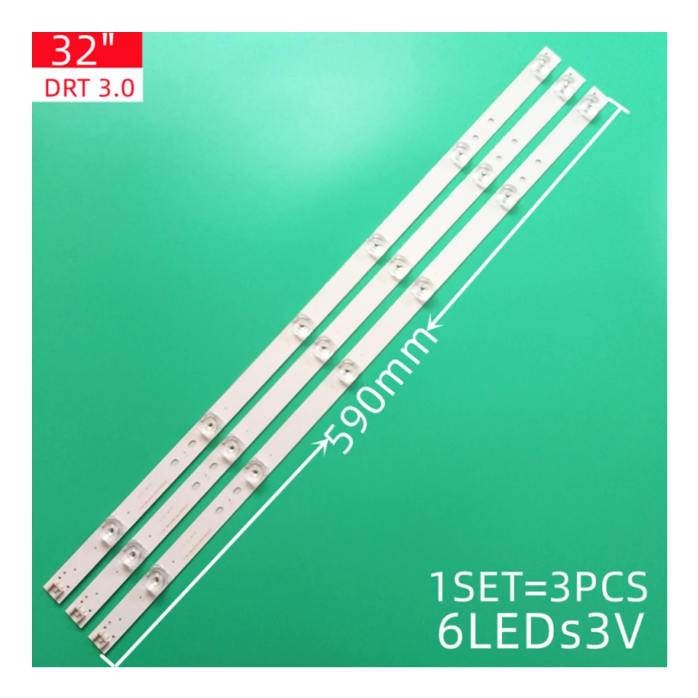 Striscia Di Retroilluminazione A Led Per Tv Lg, 6 Strisce Led Per Tv Lg 32 "32 Mb25Vq, 6916L-1974A, 6916L-1981A, Lv320Due, 32 Lf580V,