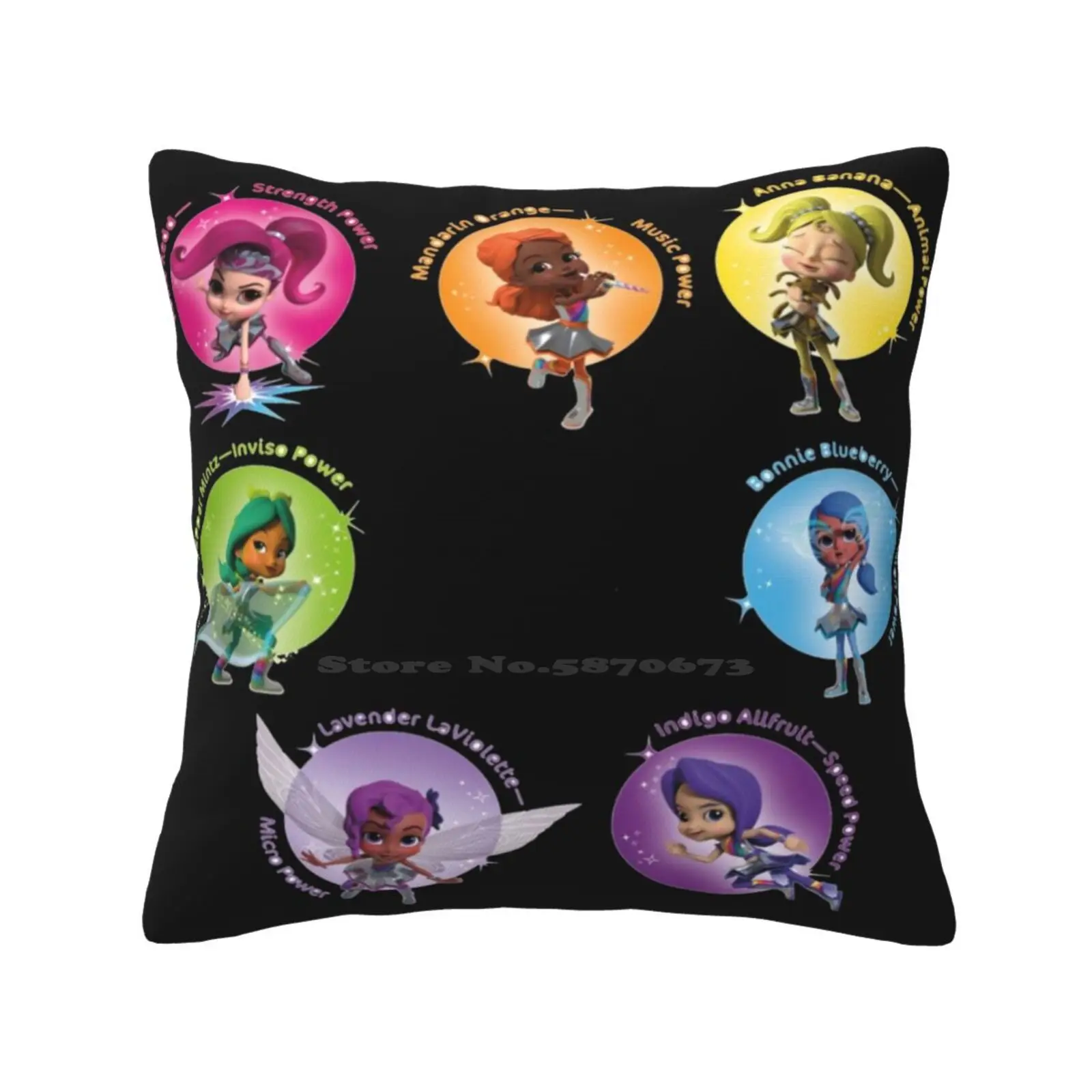 Rainbow Rangers Morbida E Confortevole Federa Rainbow Tv Kids Rainbow Rangers Kids
