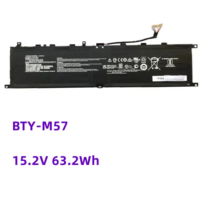 Bty-M57 Batteria Per Laptop 15.2V 4282Mah 65Wh Per Msi Gp66 Leopard 10Ug Gp76