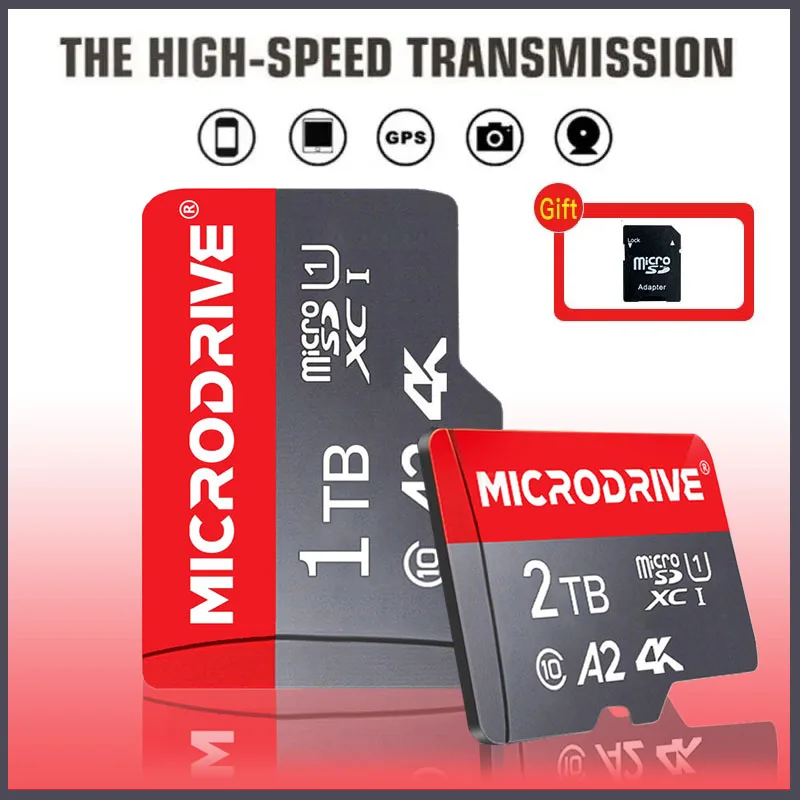 Scheda Sd Microdrive Scheda Di Memoria Da 1Tb 2Tb Cartao De Memoria Tf Micro Card Flash Sd Card Per Telefono/Fotocamere/Drone Dare Schede Reades