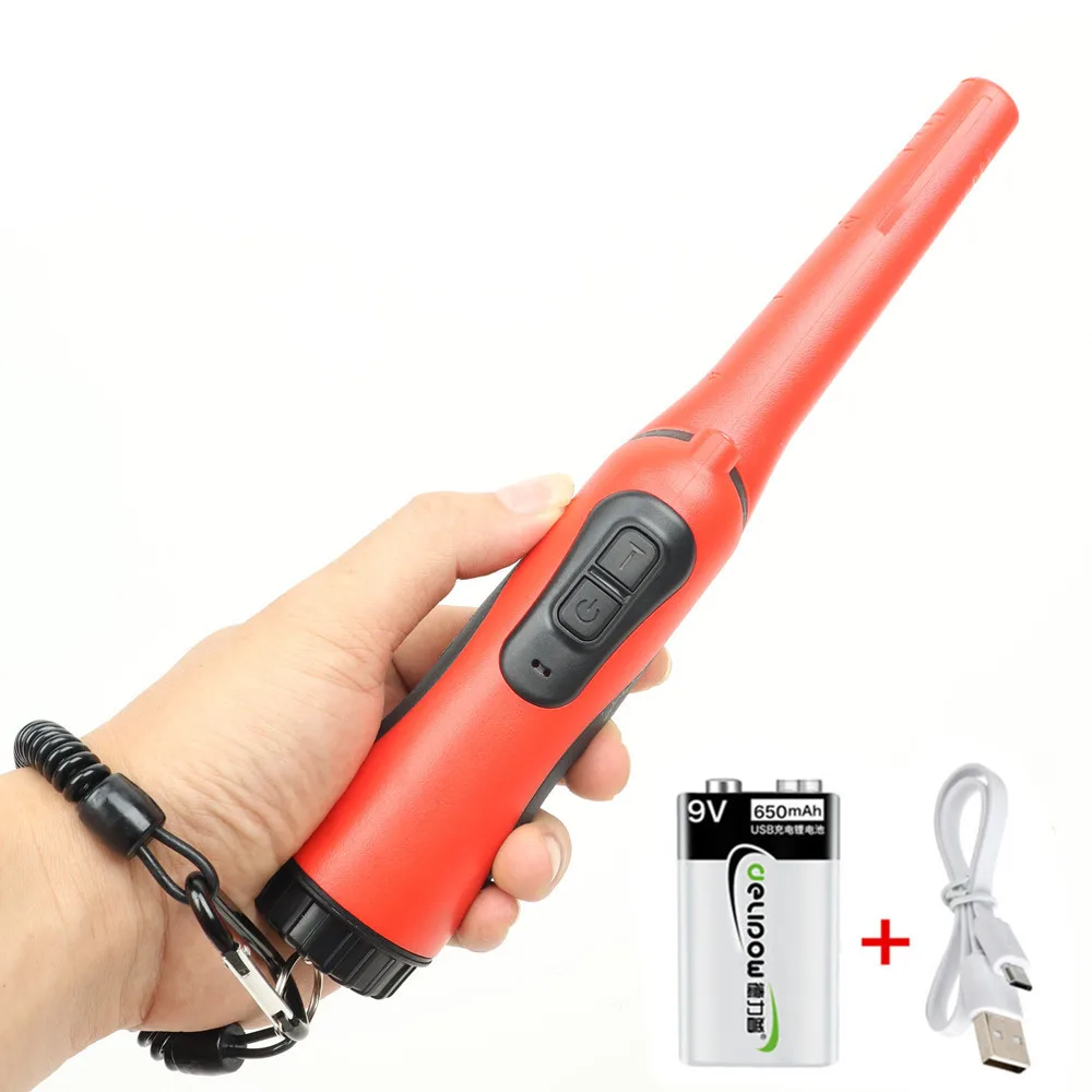 Metal Detector Portatile Tre Modalità Pinpointer Alta Sensibilità Pinpointer-2022 Audio Aggiornato Più Forte Con Batteria Di Ricarica Da 9V