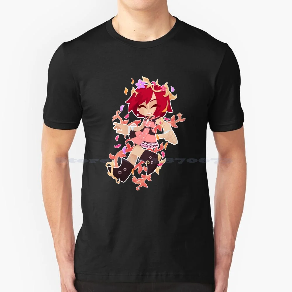 Maglietta Floreale Kairi 100% Cotone Tee Kairi Kh3 Khiii Kingdom Hearts 3 Kingdom Hearts Iii Flowers