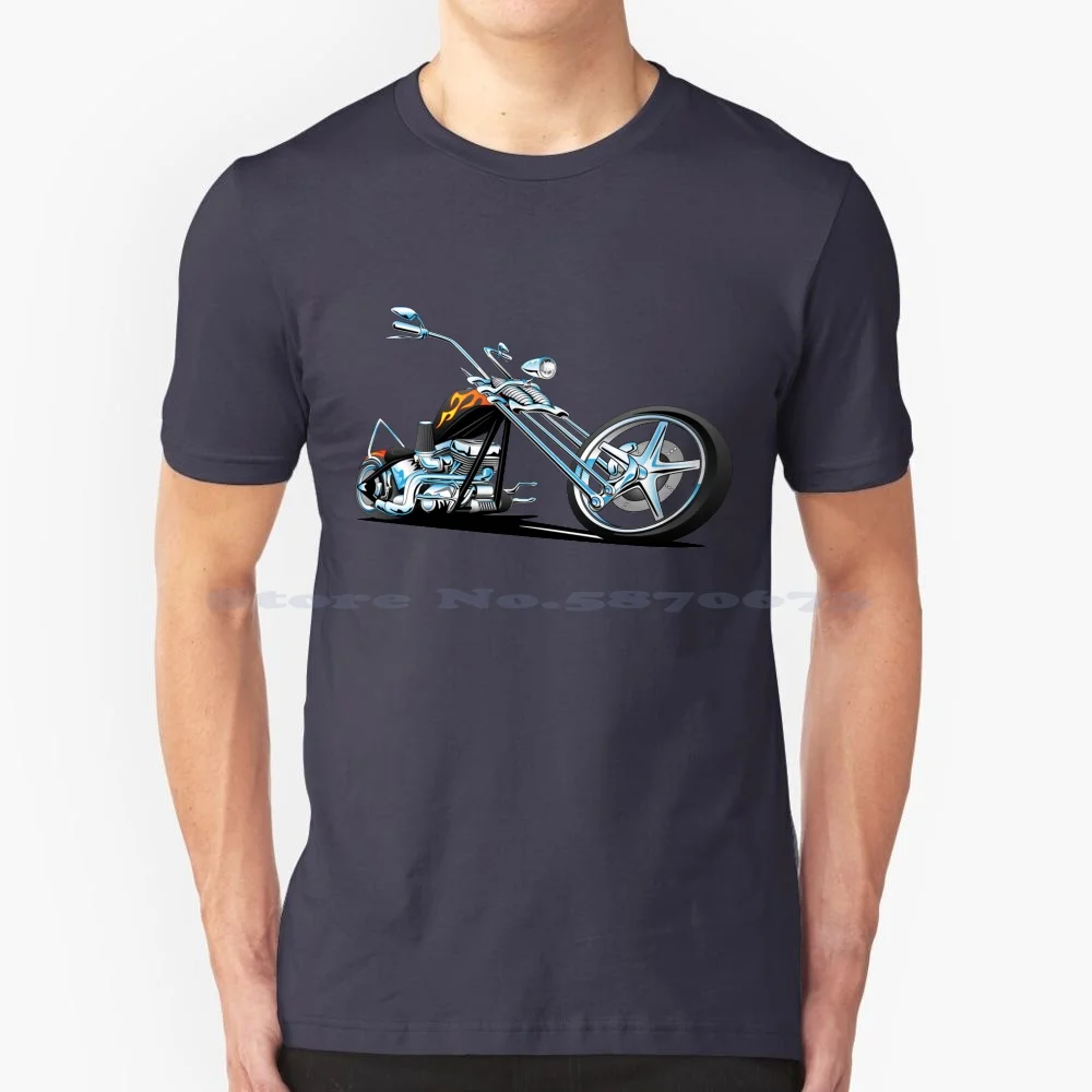Bella Maglietta Moto 100% Cotone Tee Knucklehead Vintage Retro Classic Antique Moto Moto Outlaw Biker Ohv