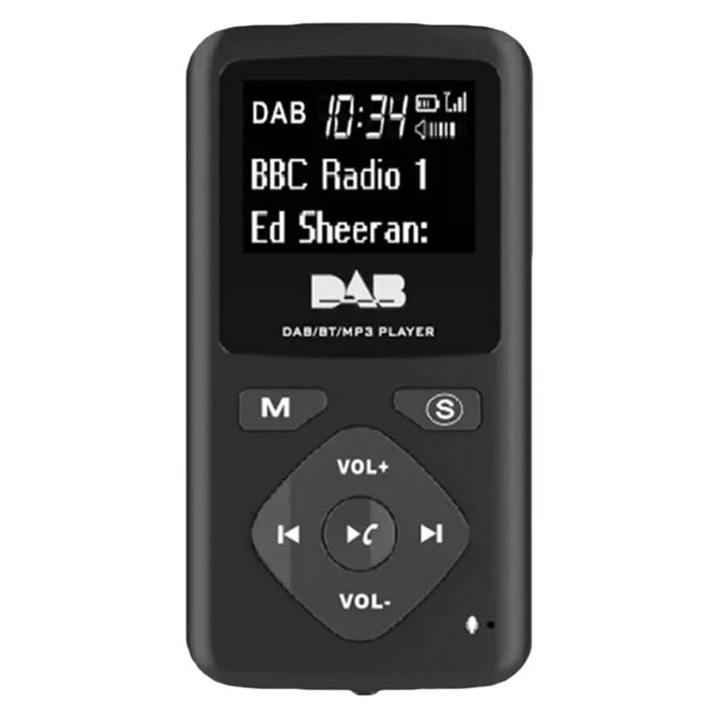 Portatile Fm/Dab Radio Bluetooth Digitale Tasca Personale Fm Mini Radio Lettore Mp3 Micro-Usb Per La Casa