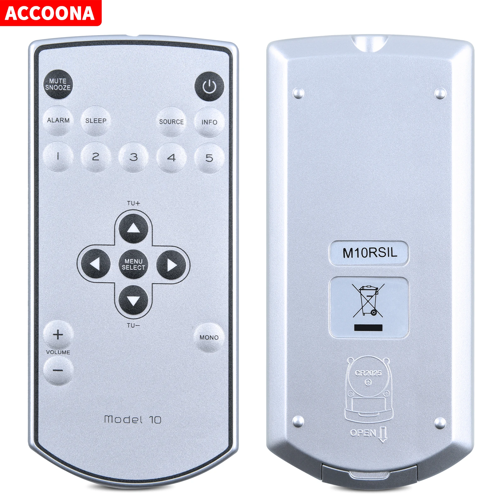 Telecomando Per Tivoli Audio Modello 10 M10Rsil