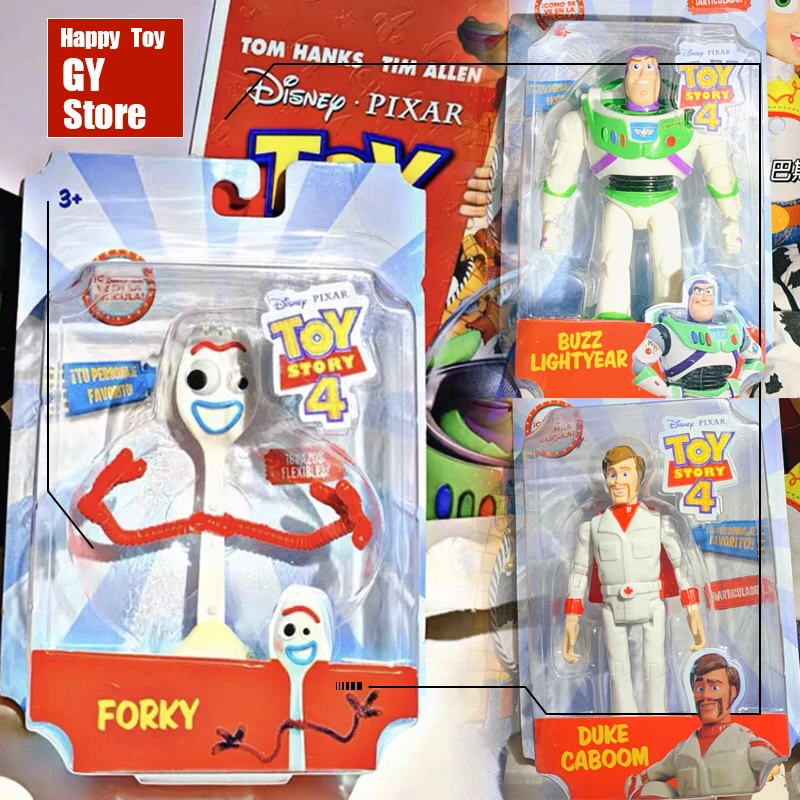 Toy Story Forky Buzz Lightyear Bobo Duke Caboom Jessie Woody Bo Peep Action Figure Anime Figurine Toy Doll Gift Hamtory Model