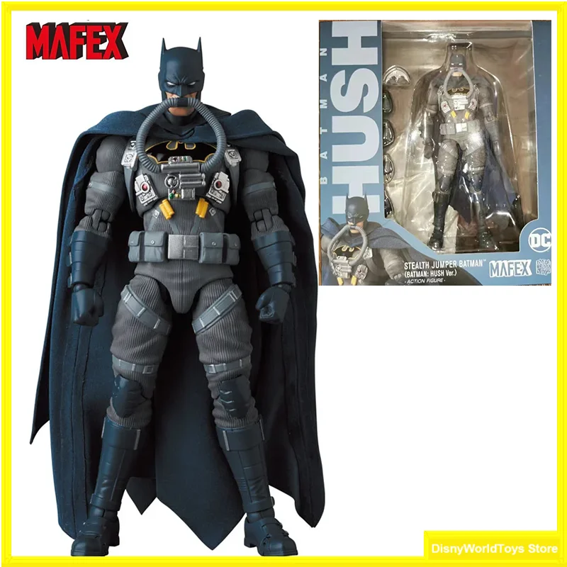 100% Originale Mafex 166 Mafex Stealth Jumper Batman Hush Ver In Stock Anime Figure Model Toys