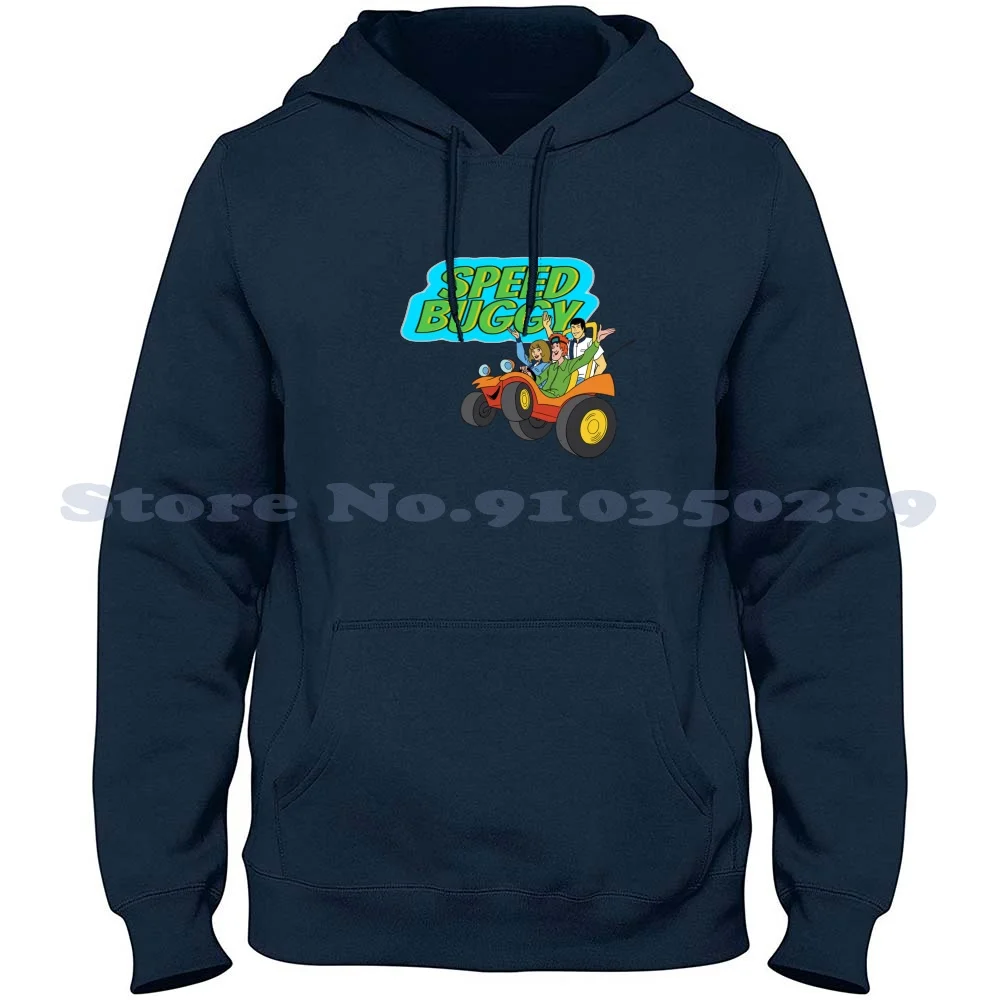 Speed Buggy! Streetwear Sport Felpa Con Cappuccio Captain Caveman Captain Cave Man Cartoons Uva Ape Muttley Scooby Do