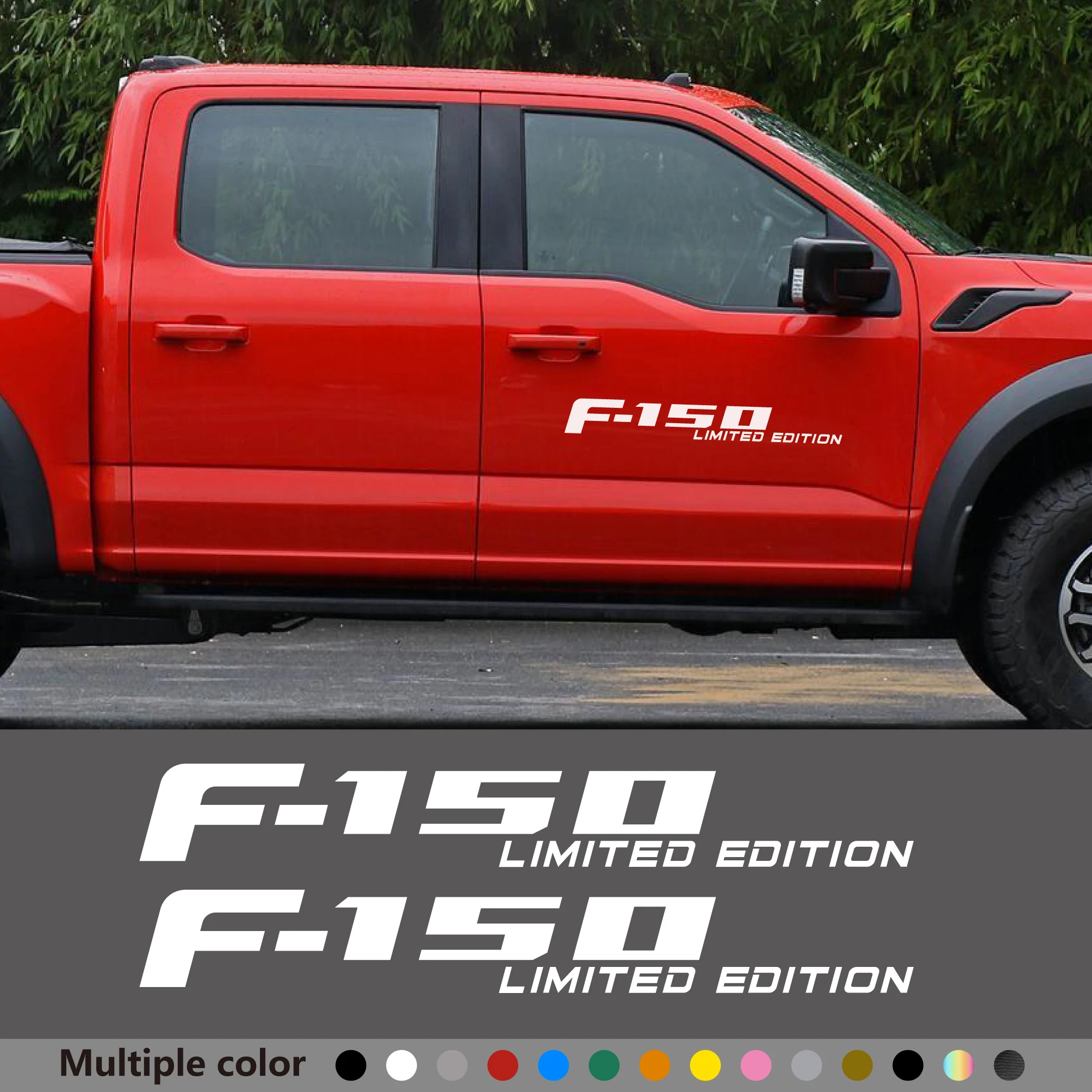 Pickup Sticker Richiedi Ford Ranger Raptor F-150 F150 Off Road Truck Graphics Vinyl Film Cover Car Decor Decal Accessori Auto