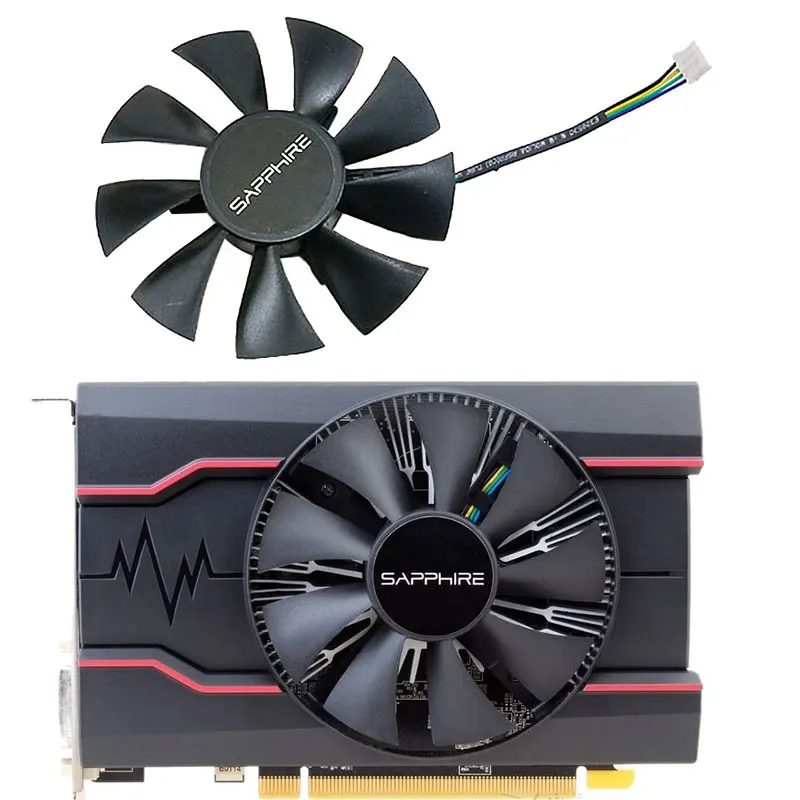 Nuova Ventola Gpu 87Mm 4Pin Ga91A2H Rx 550 560, Per Sapphire Rx 550 560 460 R7 360 Ventola Di Raffreddamento Della Scheda Grafica