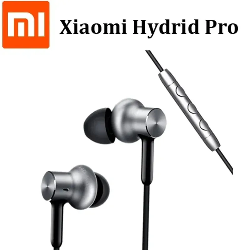 100% Originale Xiaomi Mi In-Ear Auricolare Pro Hd Circle Iron Wired Headset Noise Cancelling Hybrid Pro Hd Auricolari Stereo