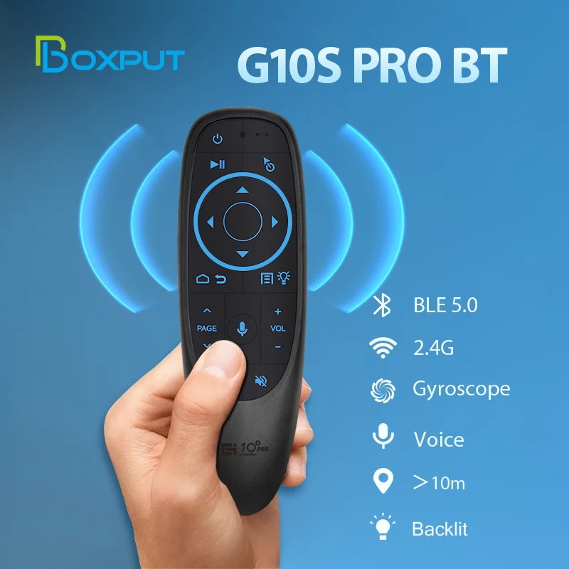 G10S Pro Bt Telecomando 2.4G Wireless Voice Air Mouse Remote G20S Pro Bt Gyro Retroilluminato Ble5.0 Telecomandi Intelligenti Per Tv Box