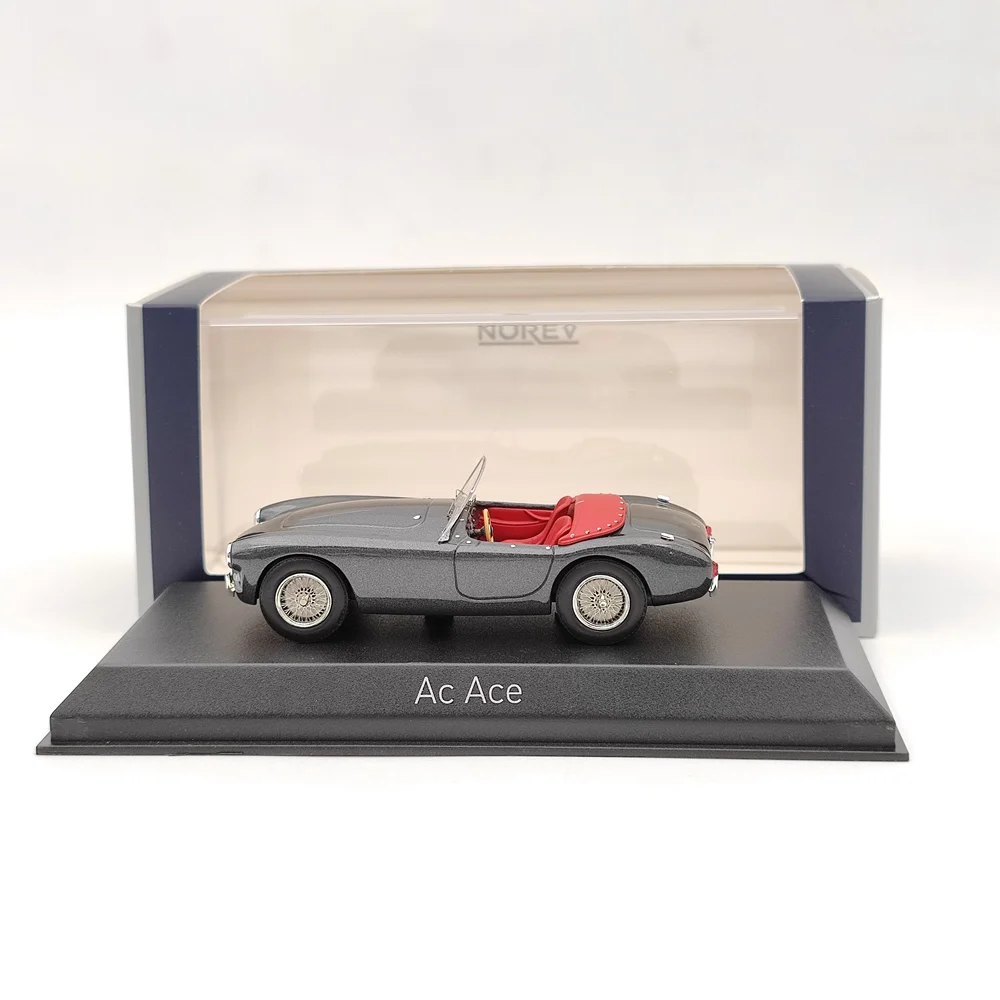 1/43 Norev Per Ac Ace 1957 Convertibile Grigio Diecast Model Toys Cars Limited Collection Auto Hobby Gift
