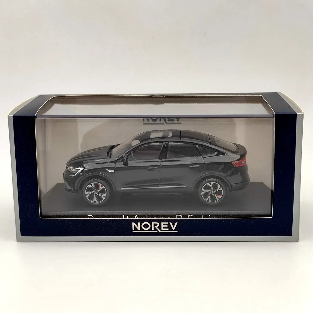 1:43 Norev Arkana R.S. Line 2021 Diecast Models Car Christmas Gift Limited Collection Auto Toys Black