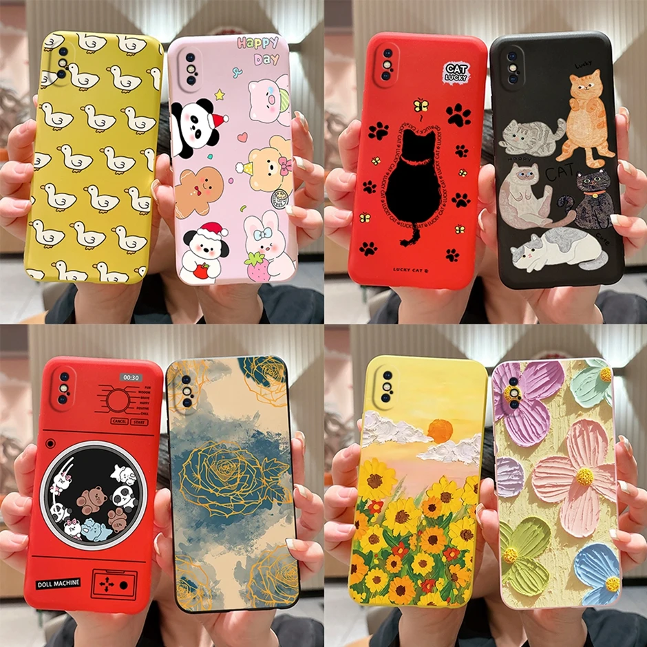 Custodie Morbide In Silicone Per Apple Iphone X Cover Per Fotocamere Portatili Alla Moda Per Apple Iphone Xs Custodie Per Cellulari Custodie Carine