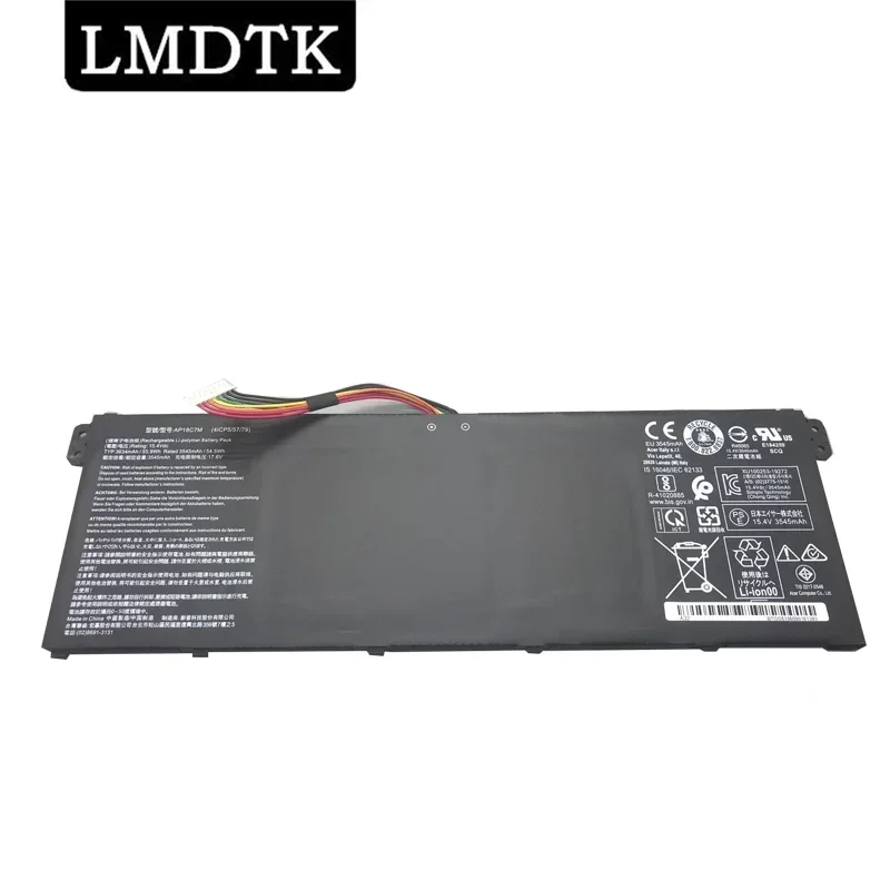Lmdtk Nuova Batteria Per Laptop Ap18C7M 4 Icp5/57/79 Per Acer Sp513-54N Sf313-52 Swift 5 Sf514-54G 15.4V 55.9Wh