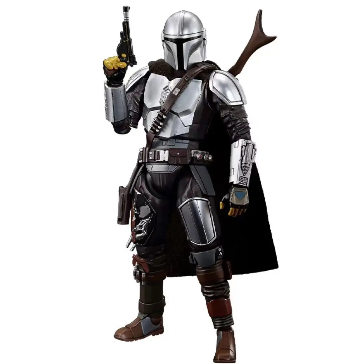 Bandai In Stock Original Star Wars The Mandalorian 1/12 Anime Figures Action Model Toys Collection Beskar Armor