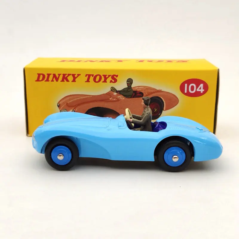 Deagostini 1/43 Dinky Toys 104 Per Aston Martin Db3S Blu Diecast Modelli Di Raccolta