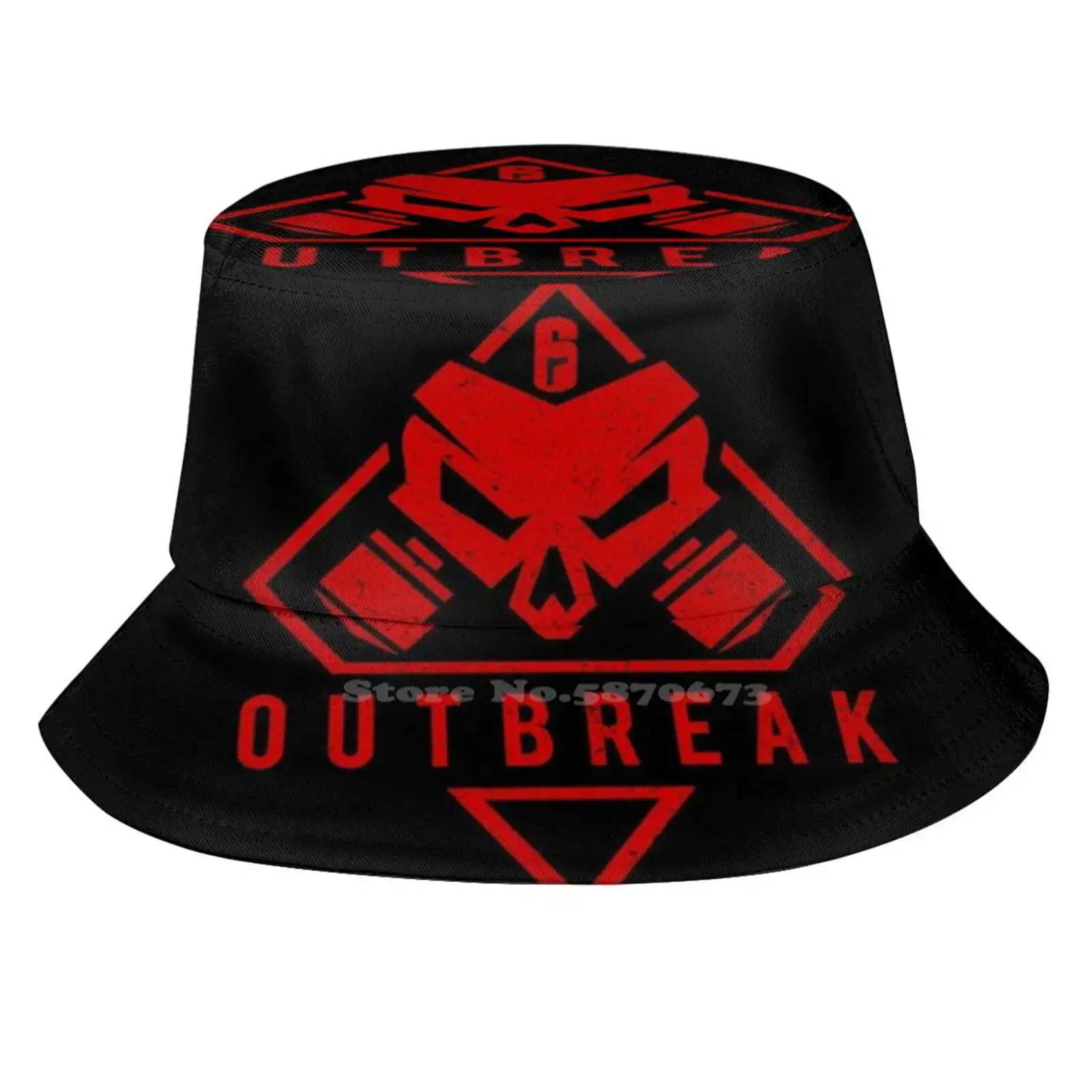 Rainbow Six Siege Epidemia Cappelli Da Pescatore Unisex Cappelli Da Pescatore Arcobaleno Six Siege Rainbow Six Rainbow Six Siege Gaming Gamer Video