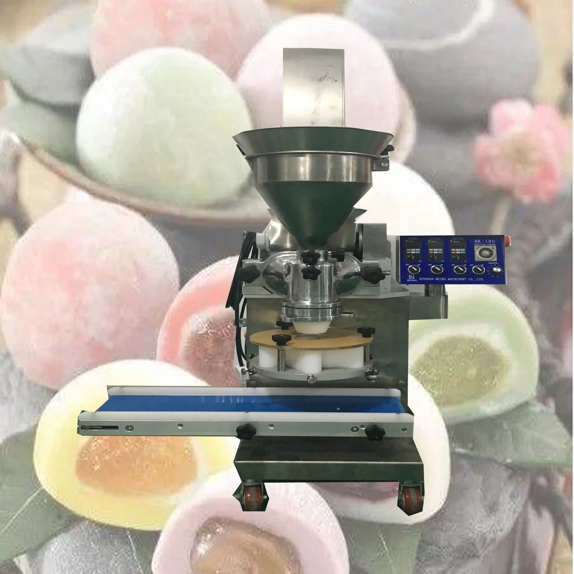 Macchina Automatica Per La Produzione Di Coxinha Macchina Per La Produzione Di Incrostazioni Di Vendita Calda Per Mochi Falafel Kubba