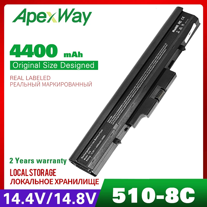 4400Mah Batteria Del Computer Portatile Per Hp 510 530 440264-Abc 440265-Abc 440266-Abc 440268-Abc 440704-001 441674-001 443063-001 Hstnn-Fb40