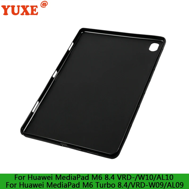 Cassa Della Compressa Per Huawei Mediapad M6 8.4 Pollici Vrd-W10 Vrd-Al10 M6 Turbo 8.4 "Vrd-W09/Al09 Funda Indietro Copertura Antigoccia Del Silicone 