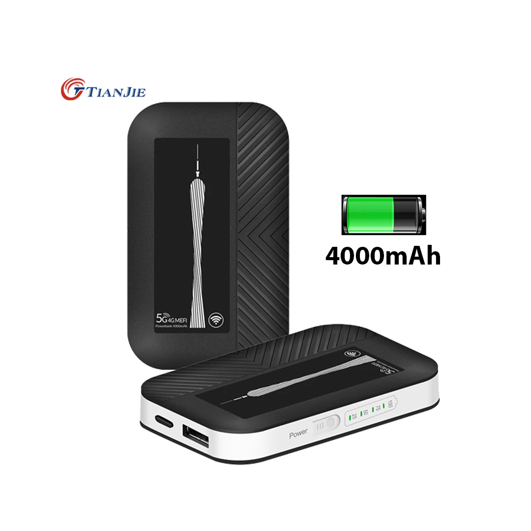 Router Wifi 4G Mini Router Wireless Portatile Tascabile Wifi Hotspot Mobile Router Wi-Fi Per Auto Batteria 4000Mah Con Slot Per Sim Card