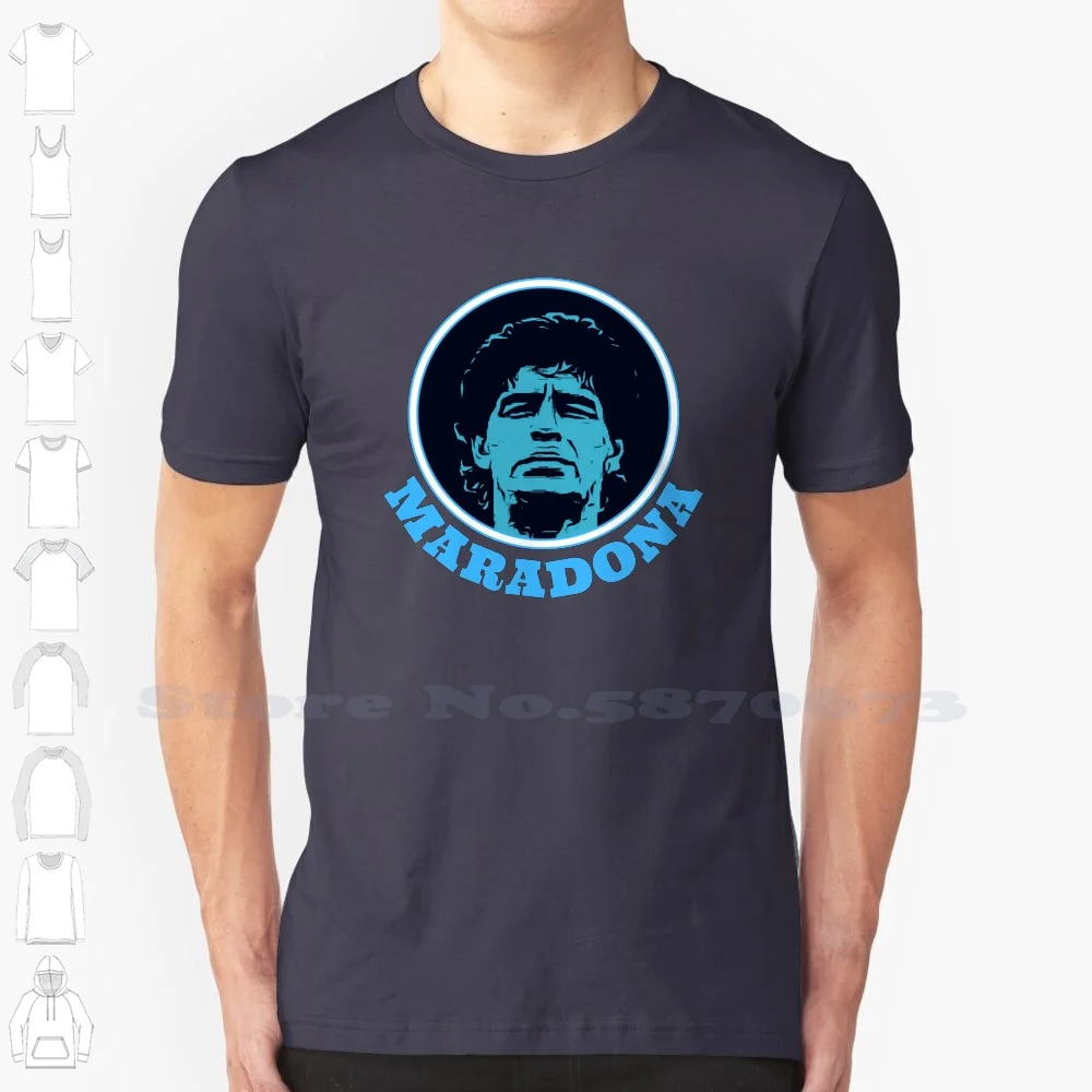 Legend Never Die D10S Maradona Napoli Custom Funny Vendita Calda Tshirt Maradona Napoli Calcio Calcio Argentina Diego Napoli Italia