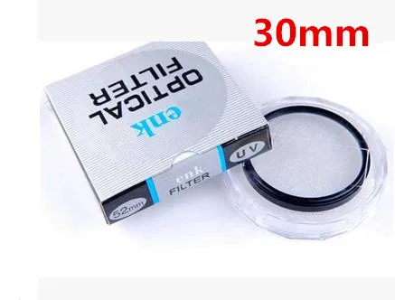 10 Pz/Lotto 25Mm 27Mm 30Mm 30.5Mm 39Mm Lente Uv Filtro Digitale Protezione Dell'Obiettivo Per Canon Nikon Sony Dslr Slr