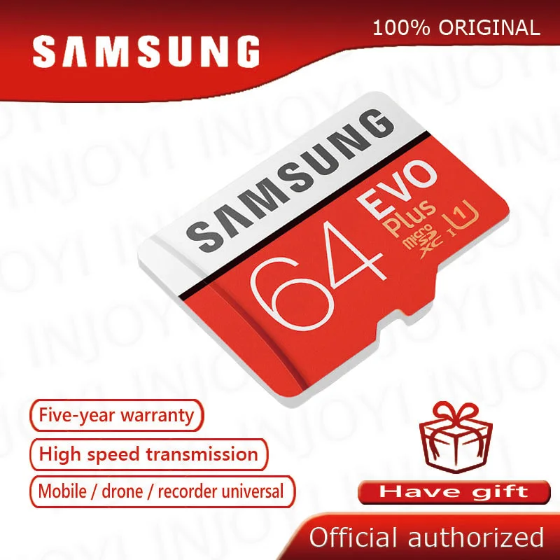 Originale Per Samsung Evo Più Scheda Di Memoria 64Gb U3 Evo + 128Gb 256Gb Class10 Micro Carta Di Deviazione Standard 32Gb 16Gb Microsd Uhs-I U1 Carta 