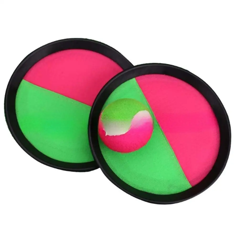 Incize Ready Stock 】Sucker Sticky Ball Toy Target Sticky Racket Ball Toss Catch Games Outdoor Giocattoli Interattivi Genitore-Figlio