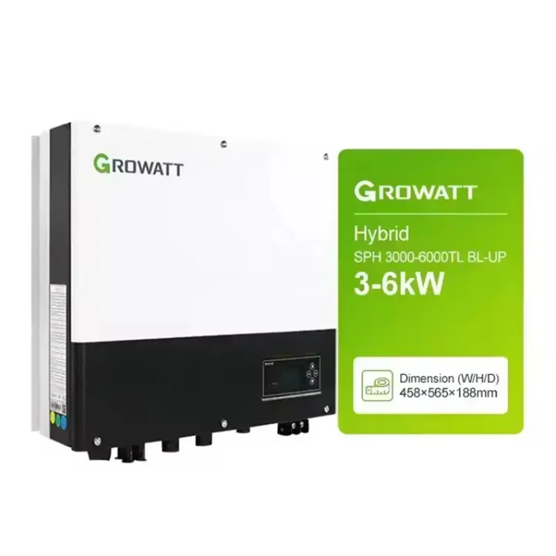 Growatt Hybrid Wechselrichter Communication Opzionale 5Kw 6Kw Inverter Fotovoltaico Per Sistemi Di Energia Solare