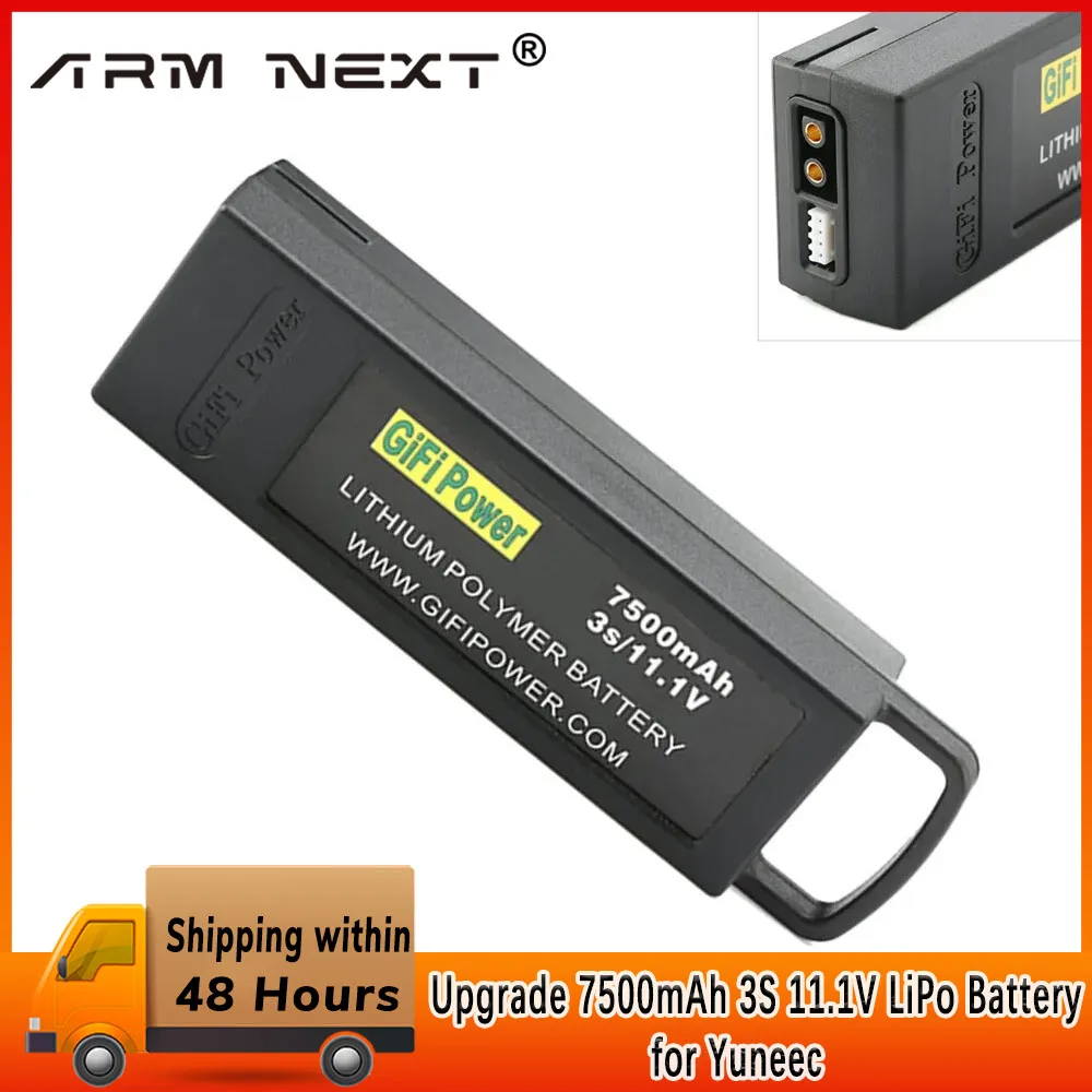 Nuovo Aggiornamento 7500Mah 3S 11.1V Batteria Lipo Per Yuneec Q500 Q500 4K Pro Per Typhoon Rc Drone Quadcopter Polimeri Di Litio