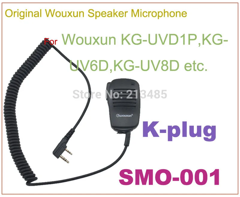 Microfono Altoparlante Originale Wouxun Smo-Per Wouxun Kg-Uvd1P Kg-Uv8D Kg-Uv6D Ecc