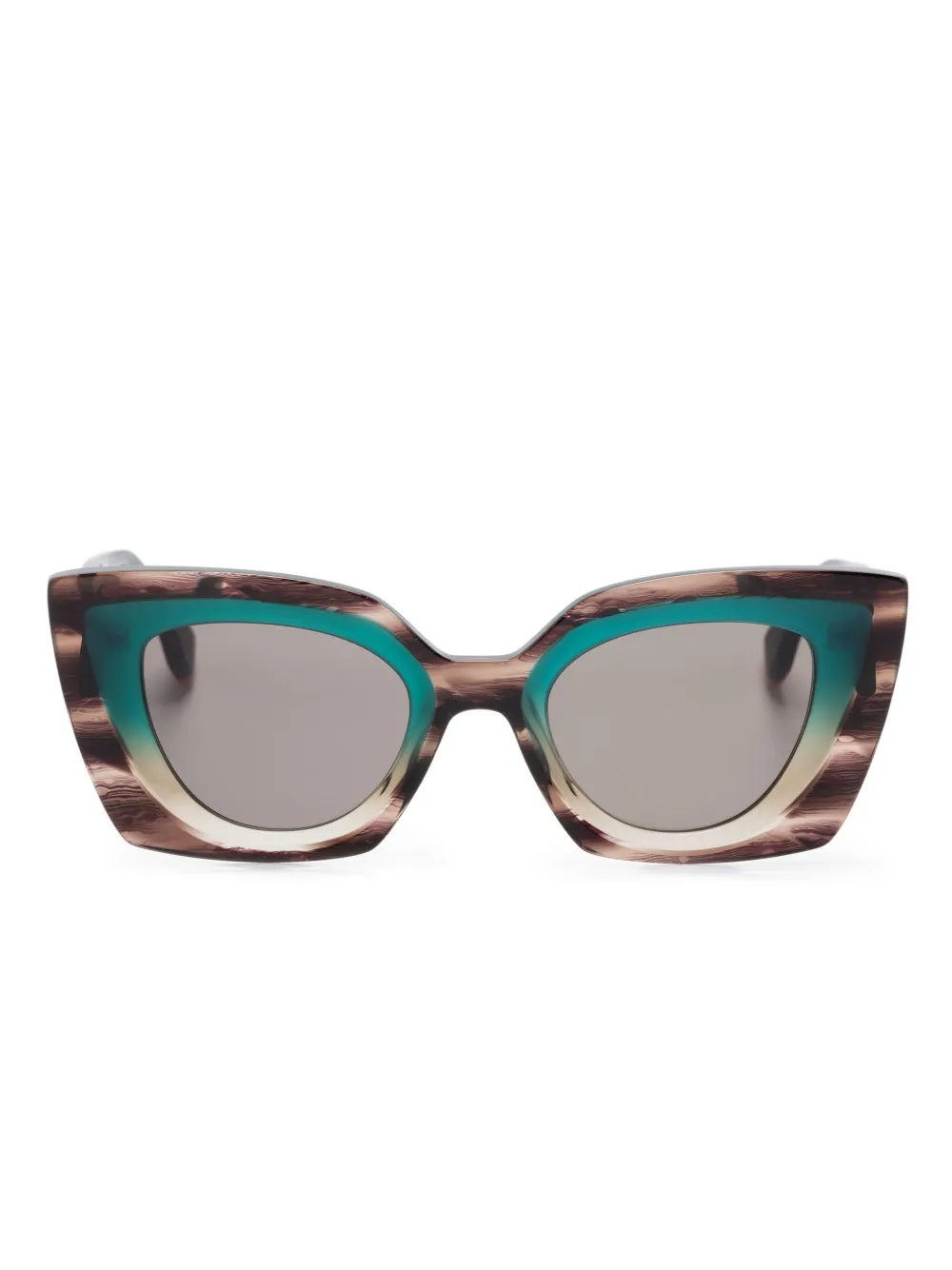 Face À Face butterfly-frame sunglasses - Verde